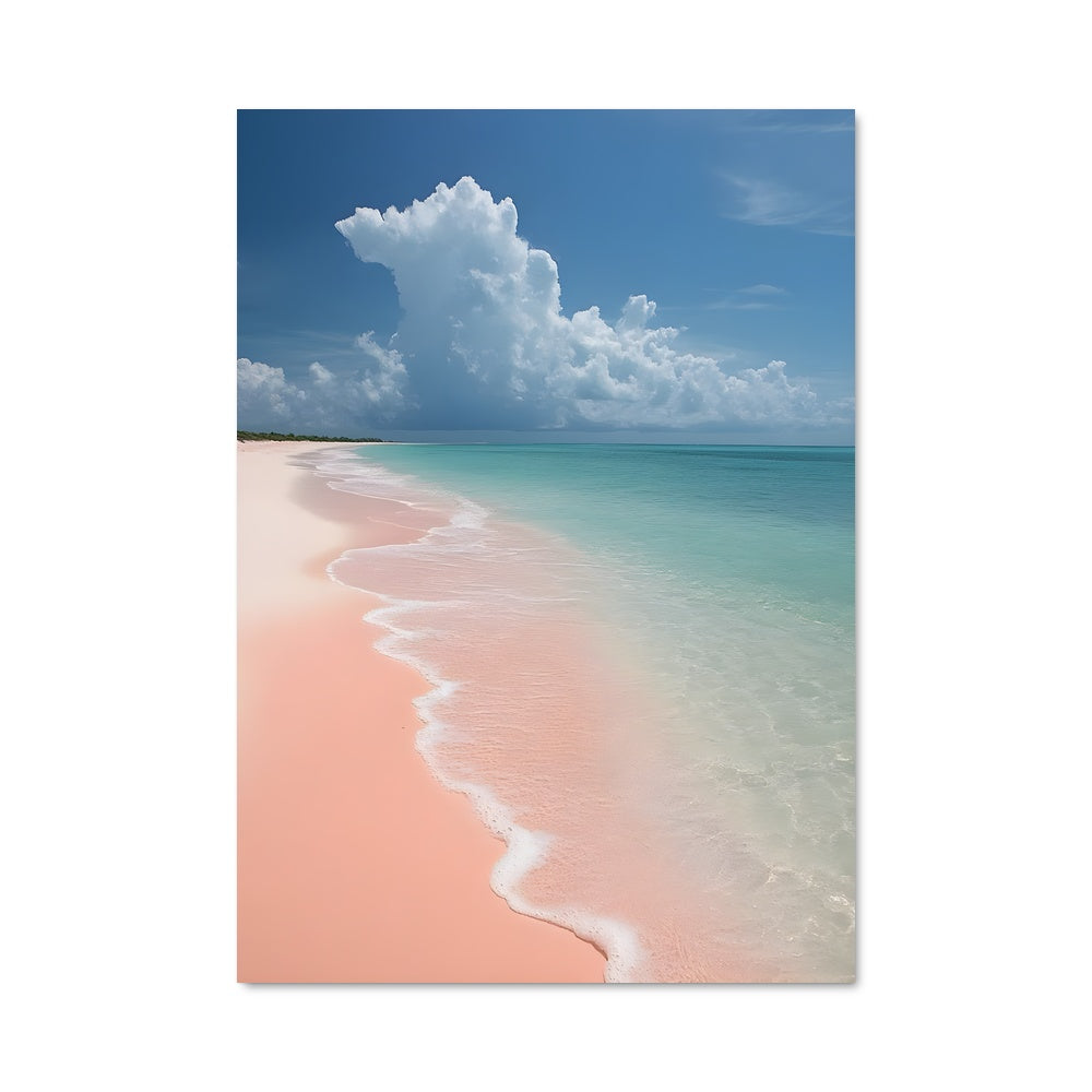 Poster Plage des Sables Roses