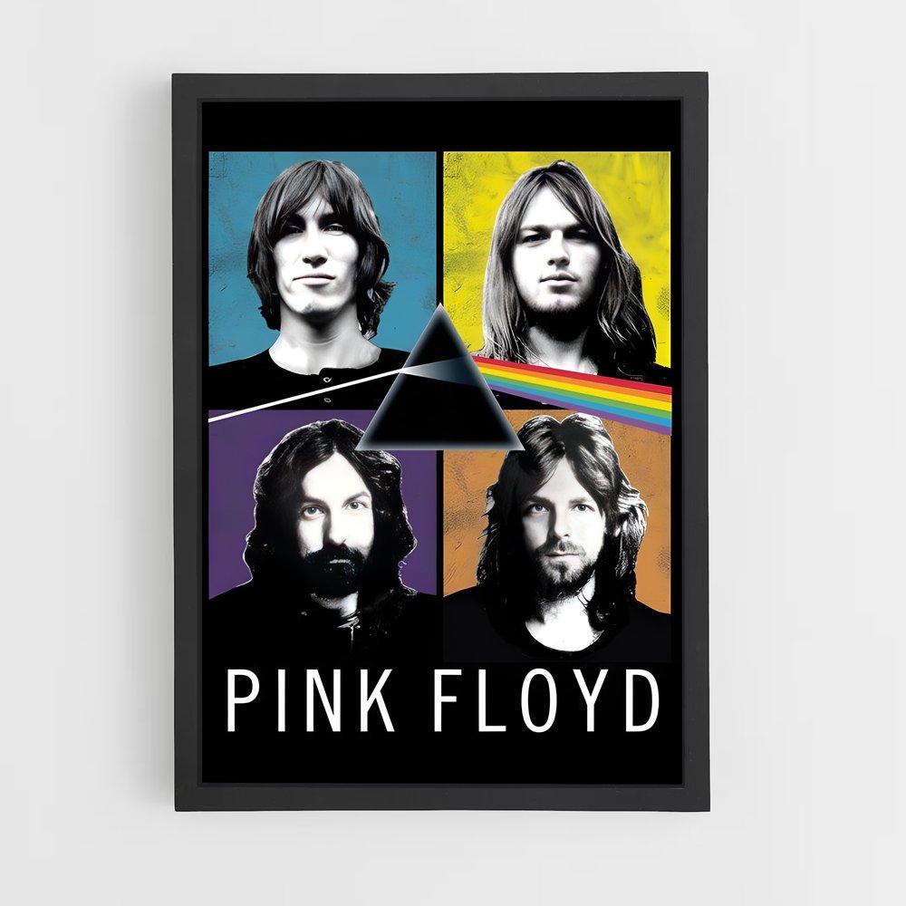 ap-pink floyd-6 cadre Noir
