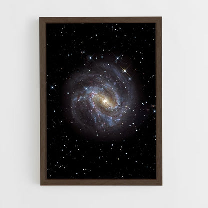 ap-pinwheel galaxy-6 cadre Bois foncé