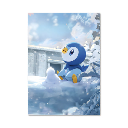 Poster Piplup dans la Neige
