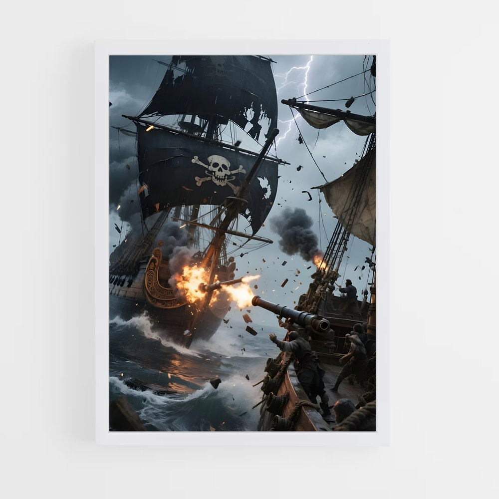 ap-pirate ships-9 cadre Blanc