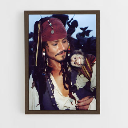 ap-pirates of the caribbean-3 cadre Bois foncé