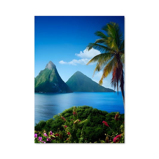 Poster Les Pitons Éternels