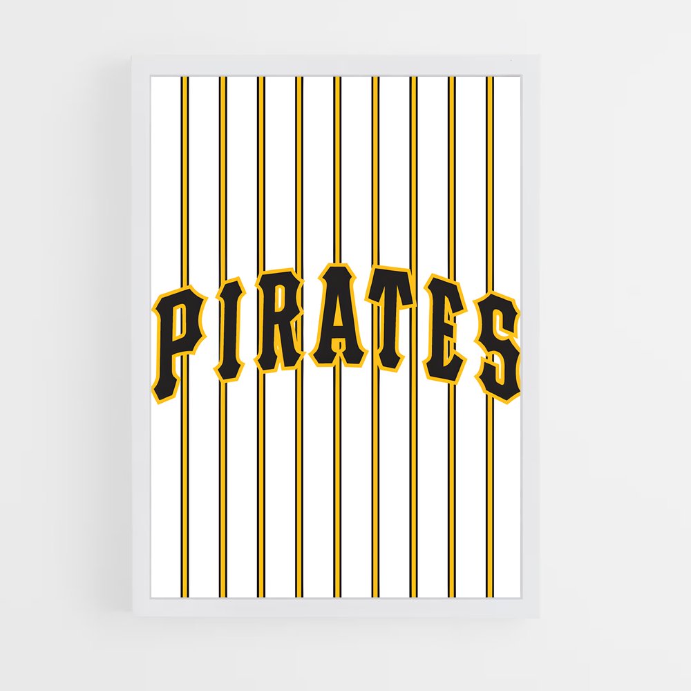ap-pittsburgh pirates-4 cadre Blanc