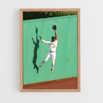 ap-pittsburgh pirates-5 cadre Bois clair
