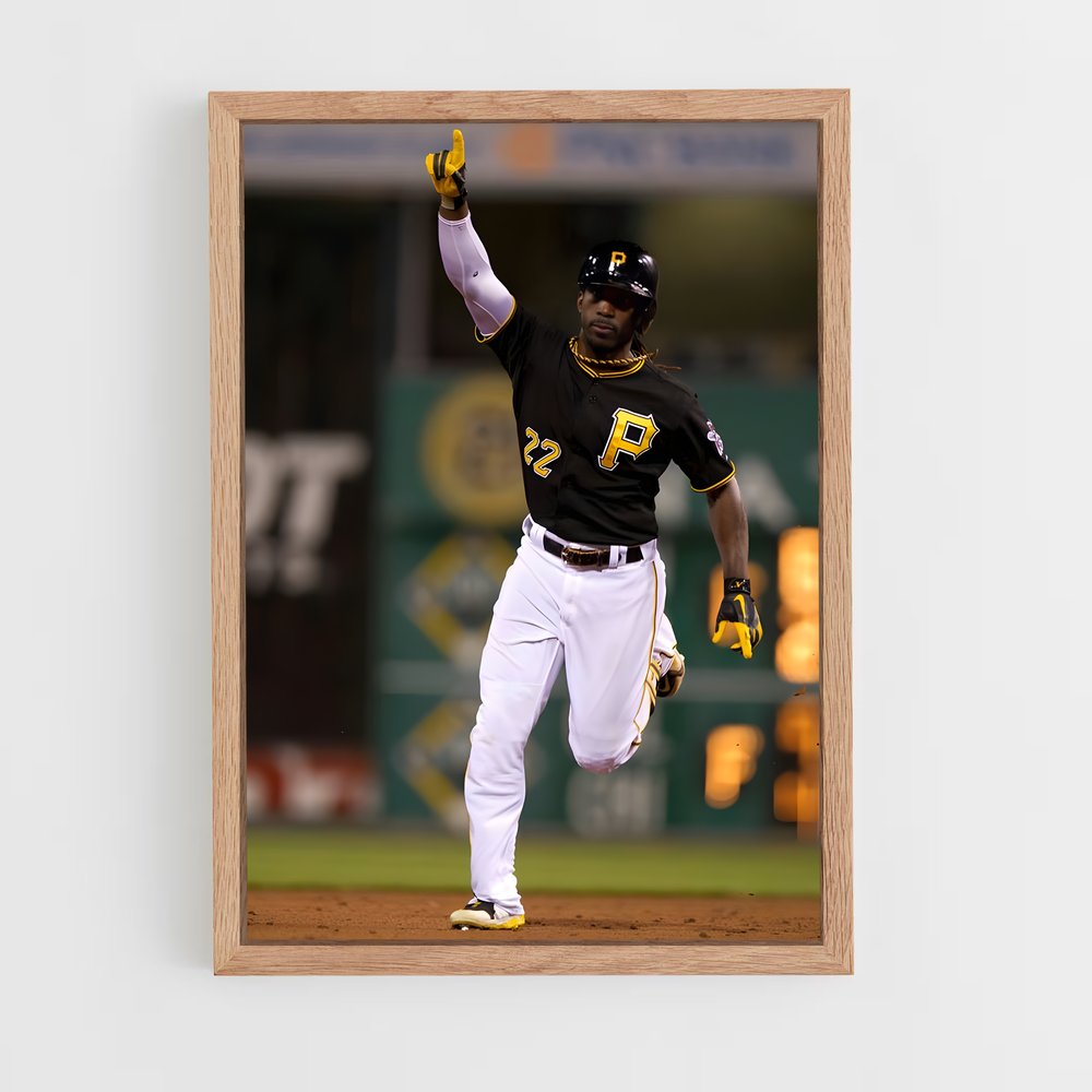 ap-pittsburgh pirates-6 cadre Bois clair