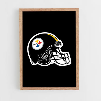 ap-pittsburgh steelers-1 cadre Bois clair