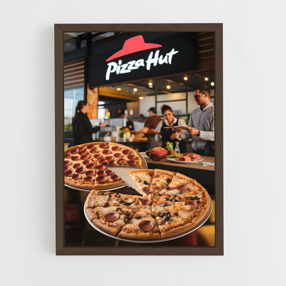 ap-pizza hut-1 cadre Bois foncé