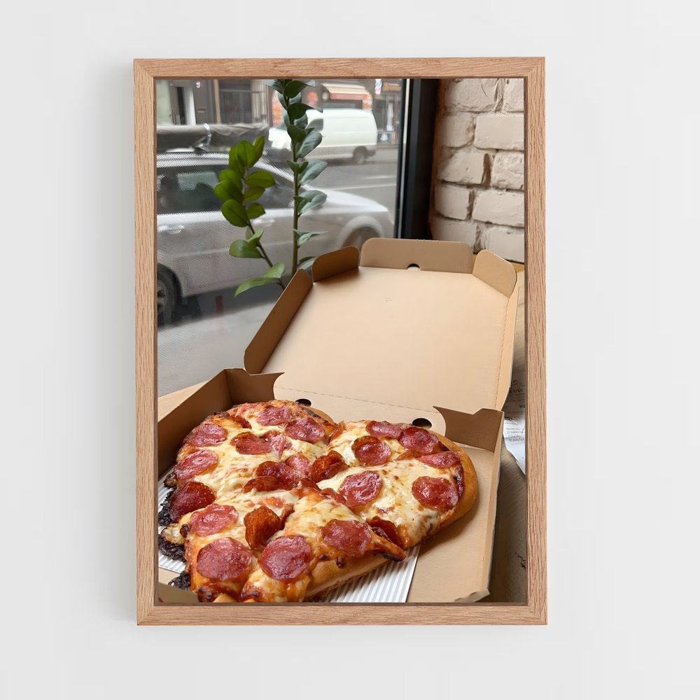 ap-pizza hut-2 cadre Bois clair