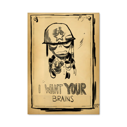 Poster Le Tireur de Zombies