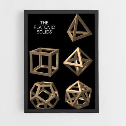 ap-platonic solids-1 cadre Noir