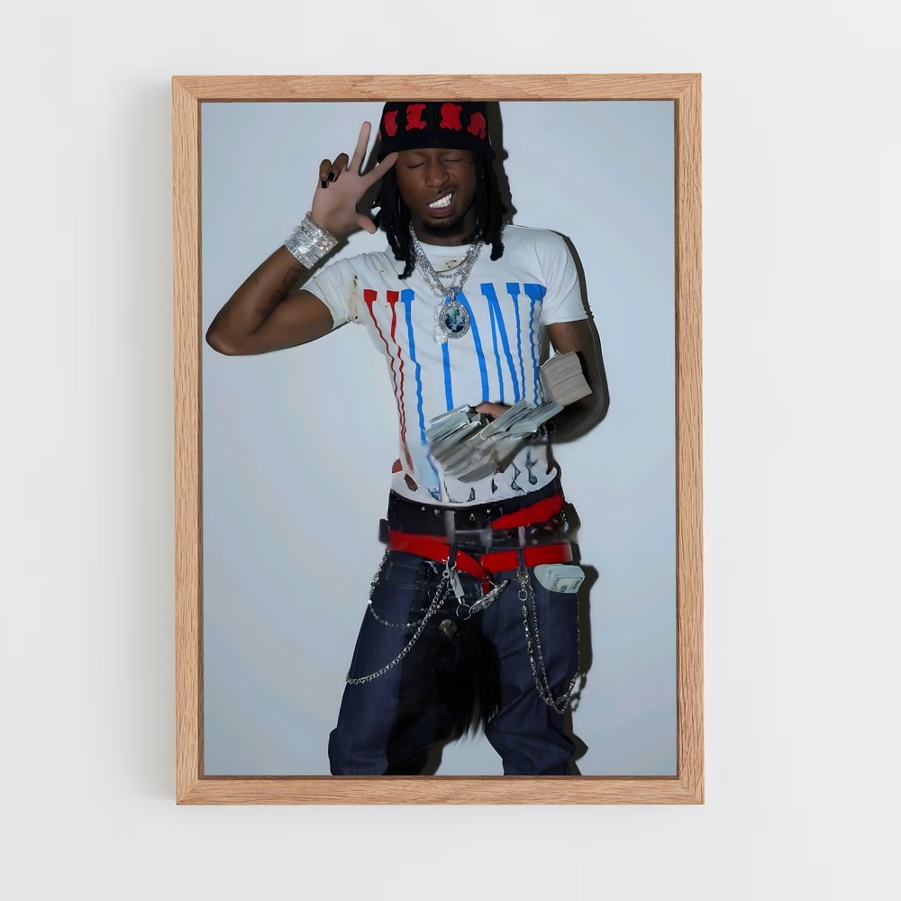 ap-playboi carti-3 cadre Bois clair