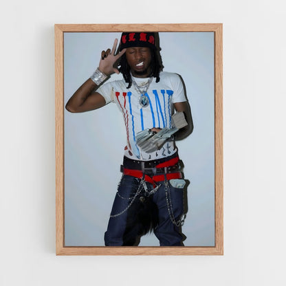 ap-playboi carti-3 cadre Bois clair