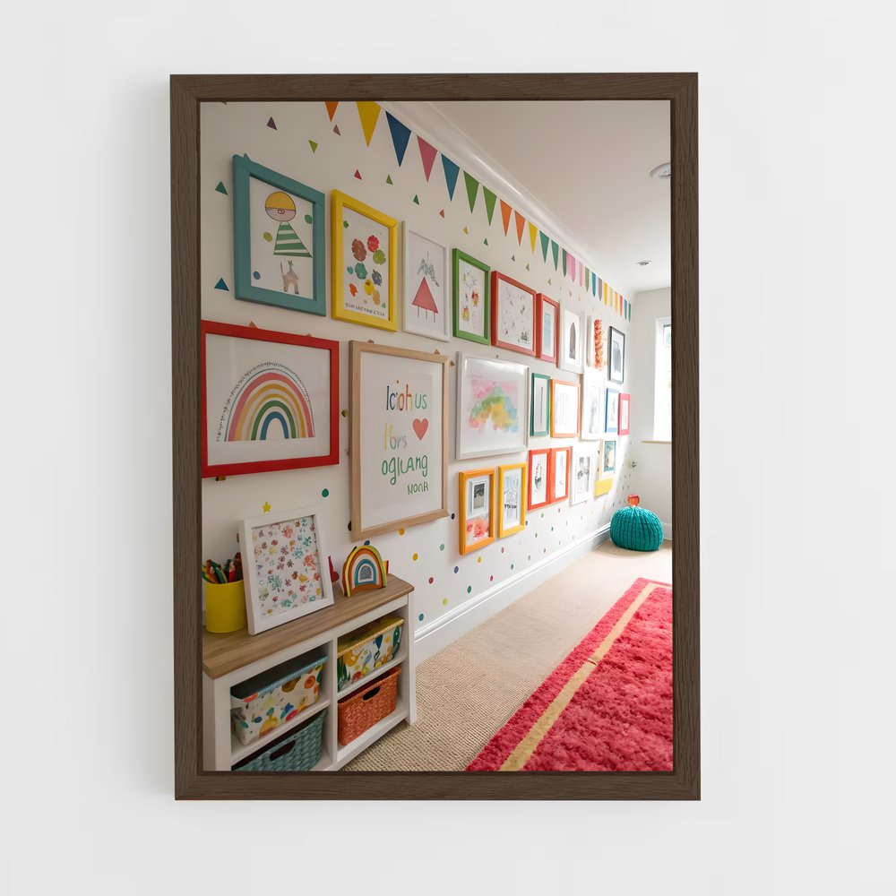 ap-playroom-13 cadre Bois foncé