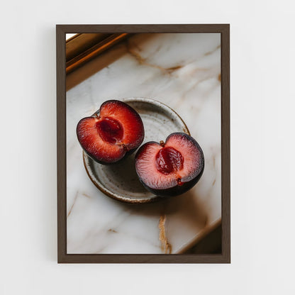 ap-plum-12 cadre Bois foncé