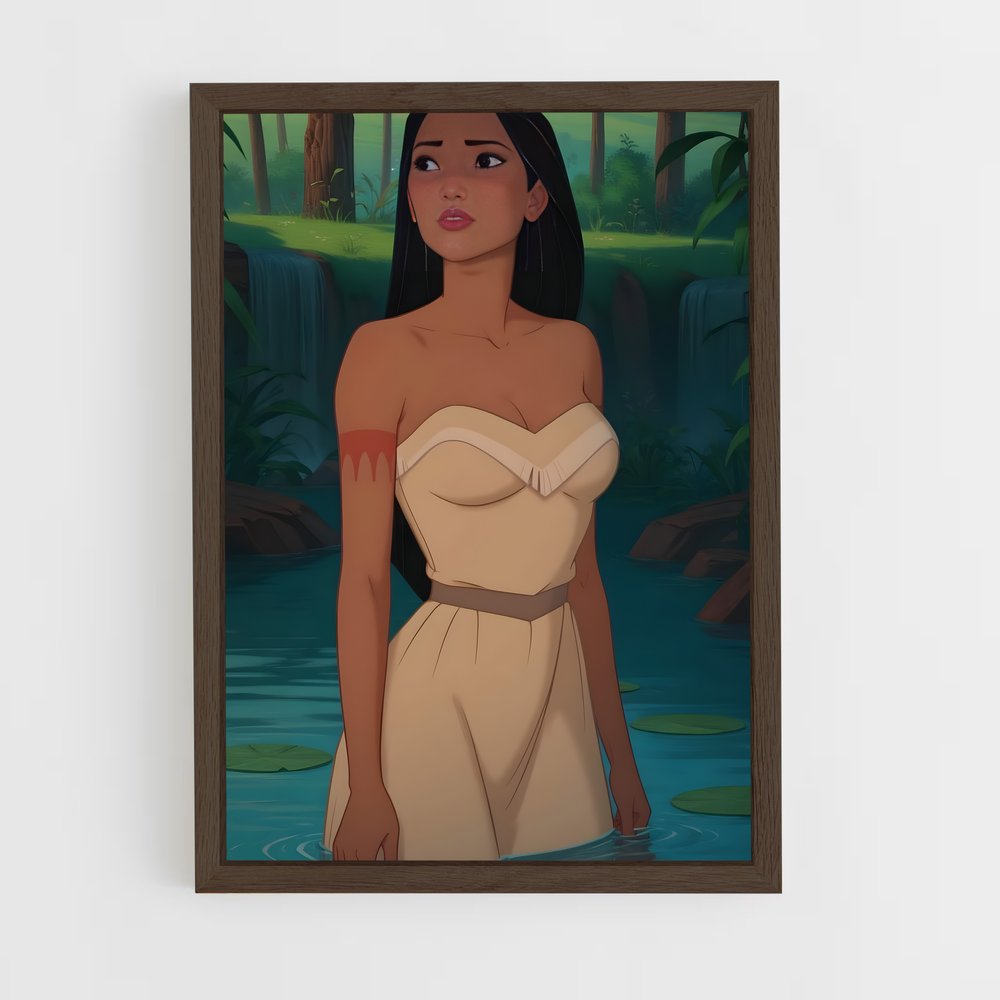 ap-pocahontas-1 cadre Bois foncé