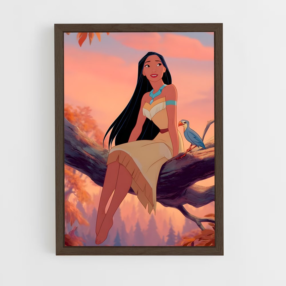 ap-pocahontas-2 cadre Bois foncé