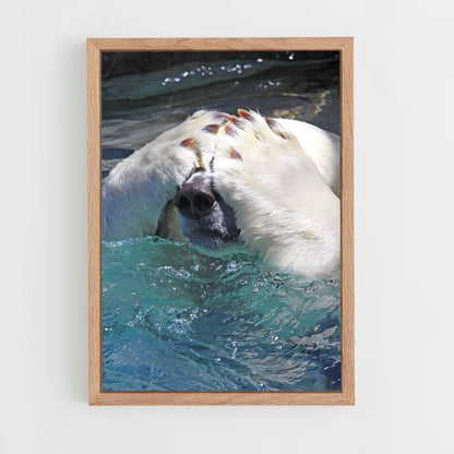 ap-polar bear-5 cadre Bois clair