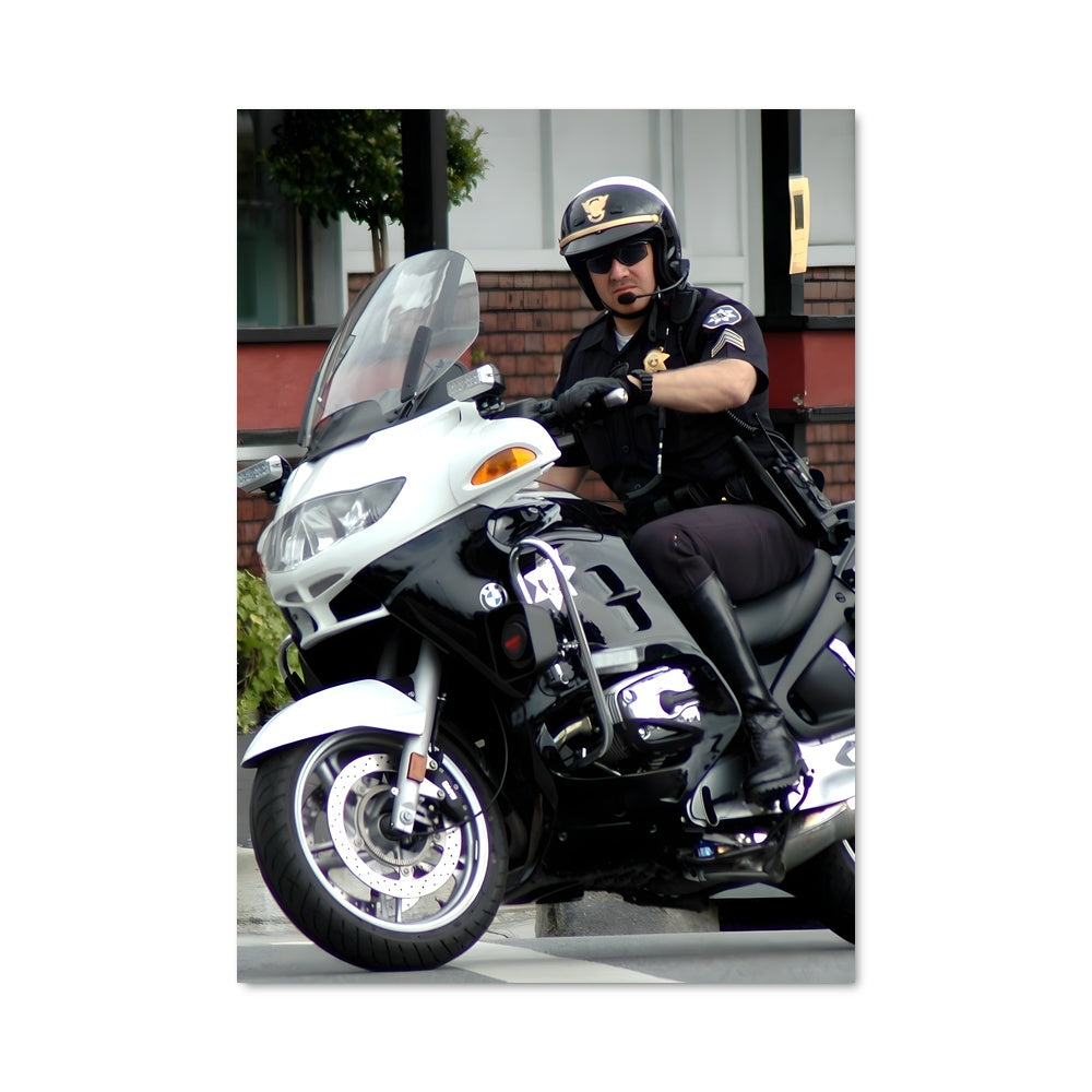 Poster Moto de Patrouille