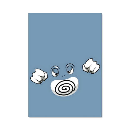 Poster Poliwrath en Folie