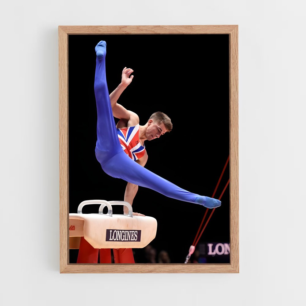 ap-pommel horse gymnastics-1 cadre Bois clair