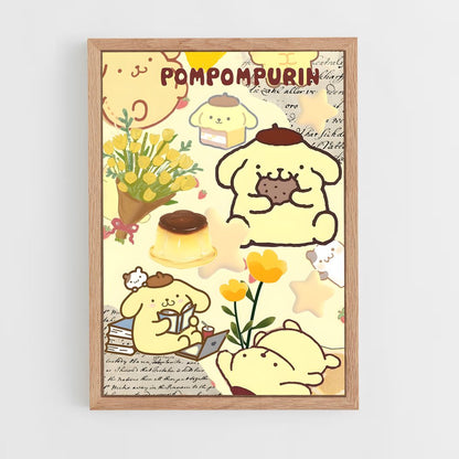 ap-pompompurin-1 cadre Bois clair