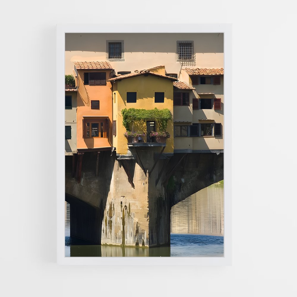 ap-ponte vecchio-3 cadre Blanc