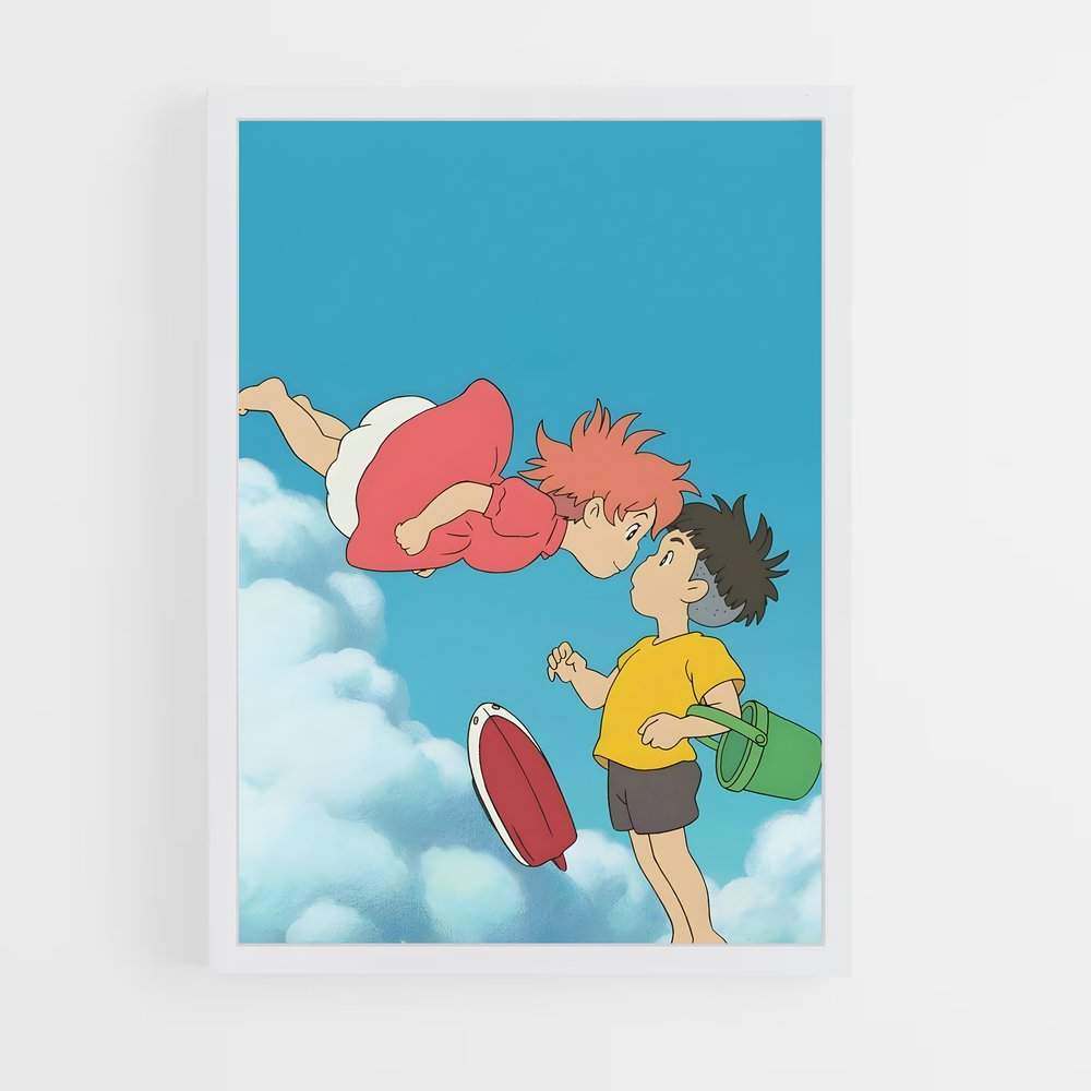 ap-ponyo*-4 cadre Blanc