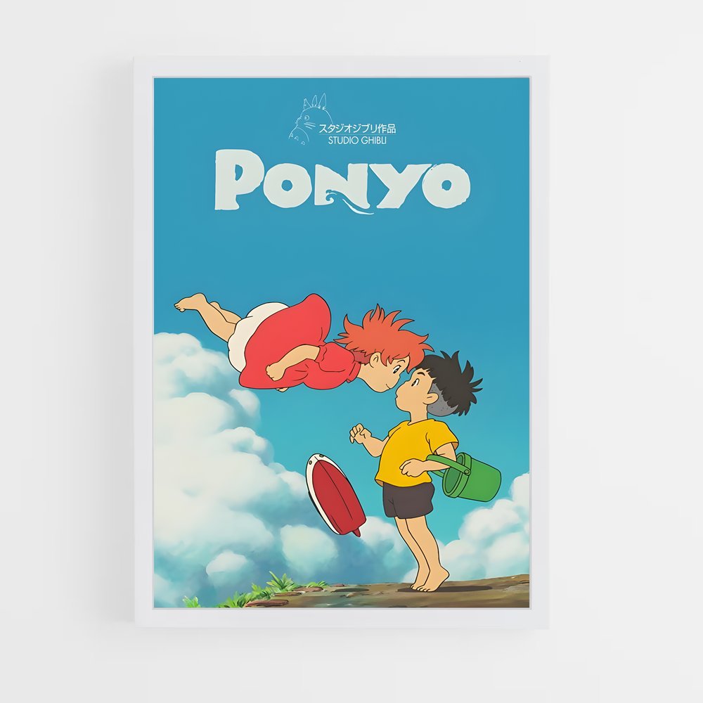 ap-ponyo*-6 cadre Blanc