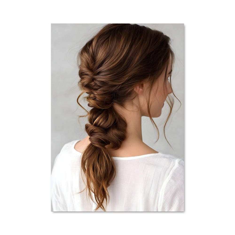 Poster Ponytail Elegance