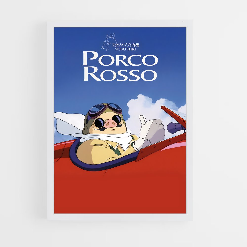 ap-porco rosso-4 cadre Blanc