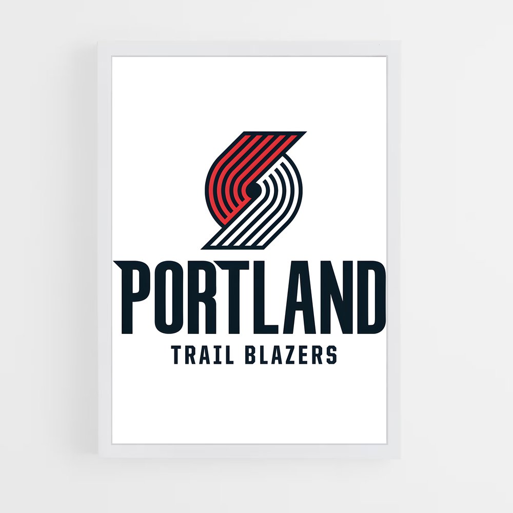 ap-portland trail blazers-1 cadre Blanc