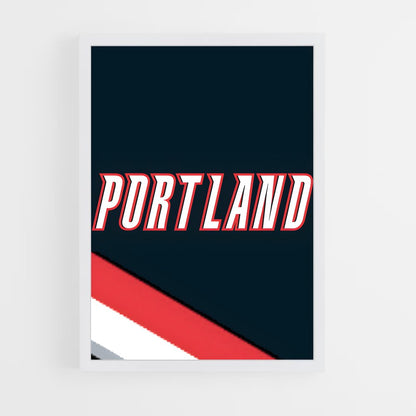 ap-portland trail blazers-10 cadre Blanc