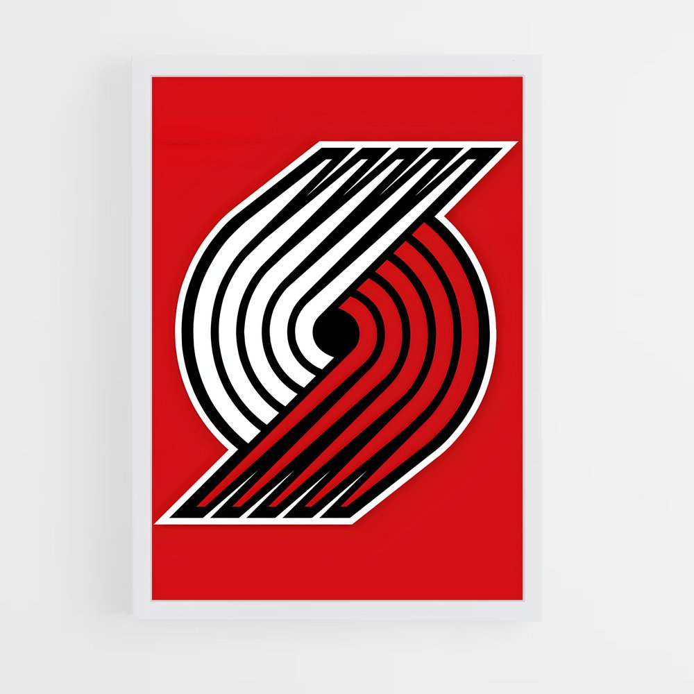 ap-portland trail blazers-3 cadre Blanc