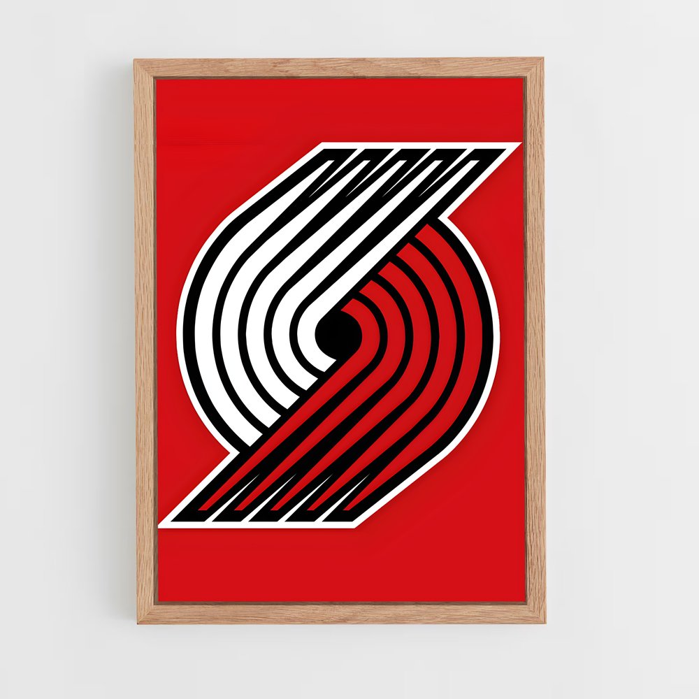 ap-portland trail blazers-3 cadre Bois clair
