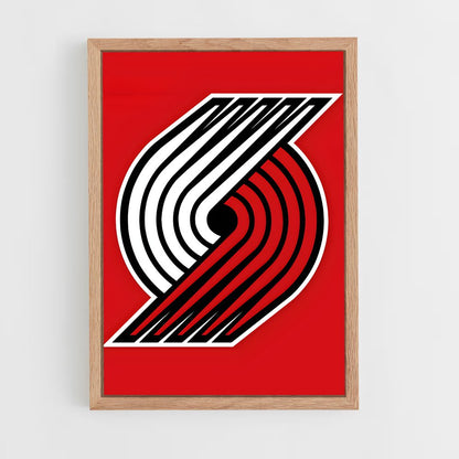 ap-portland trail blazers-3 cadre Bois clair