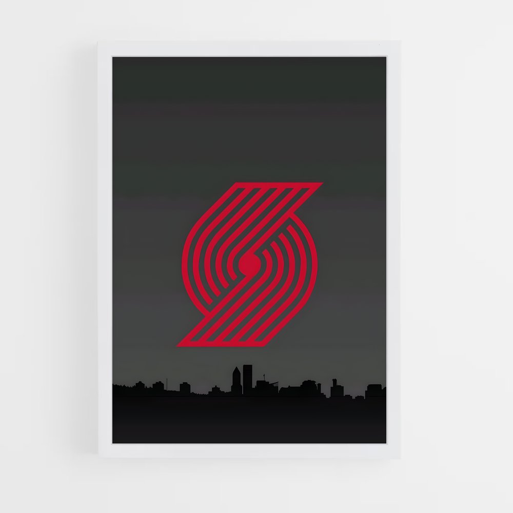 ap-portland trail blazers-4 cadre Blanc
