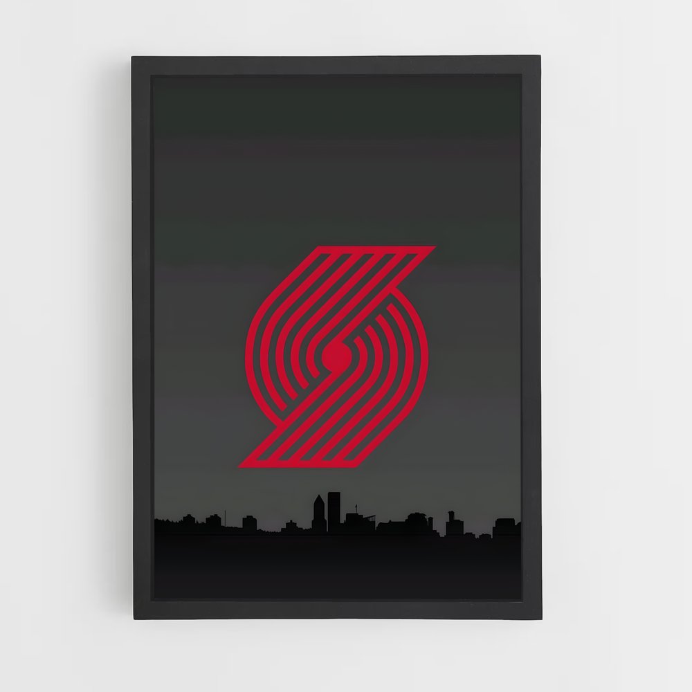 ap-portland trail blazers-4 cadre Noir