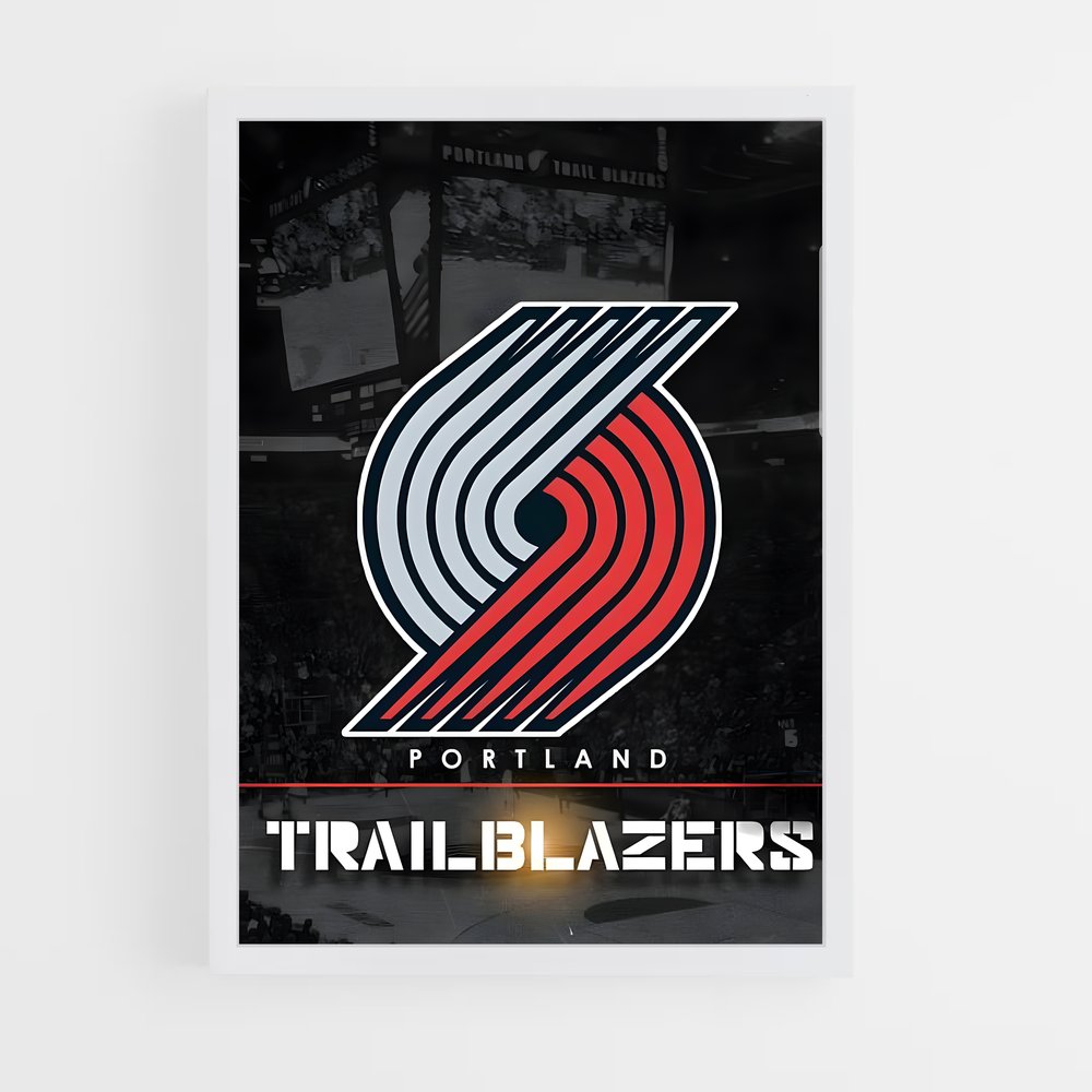 ap-portland trail blazers-9 cadre Blanc