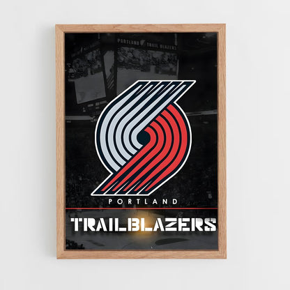 ap-portland trail blazers-9 cadre Bois clair