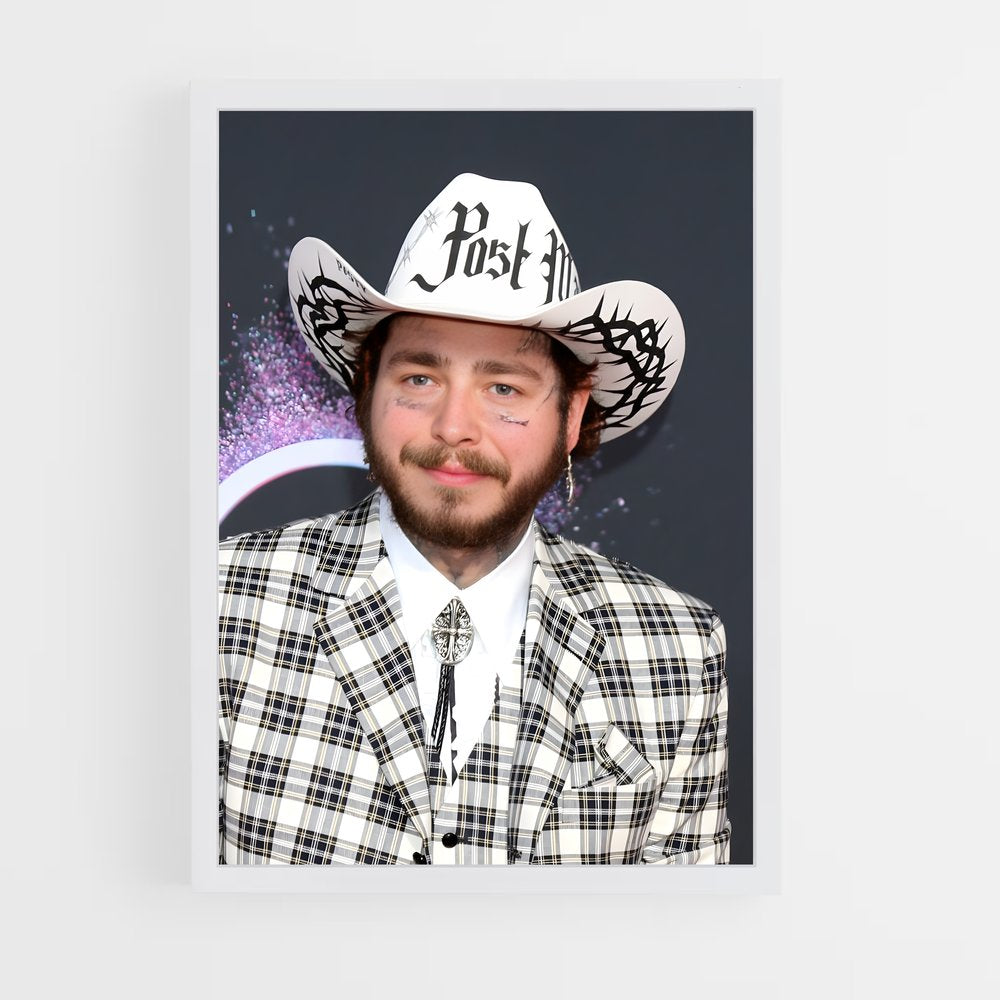 ap-post malone-1 cadre Blanc