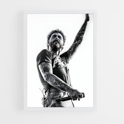 ap-post malone-10 cadre Blanc