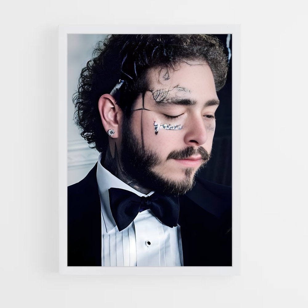 ap-post malone-7 cadre Blanc