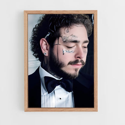 ap-post malone-7 cadre Bois clair