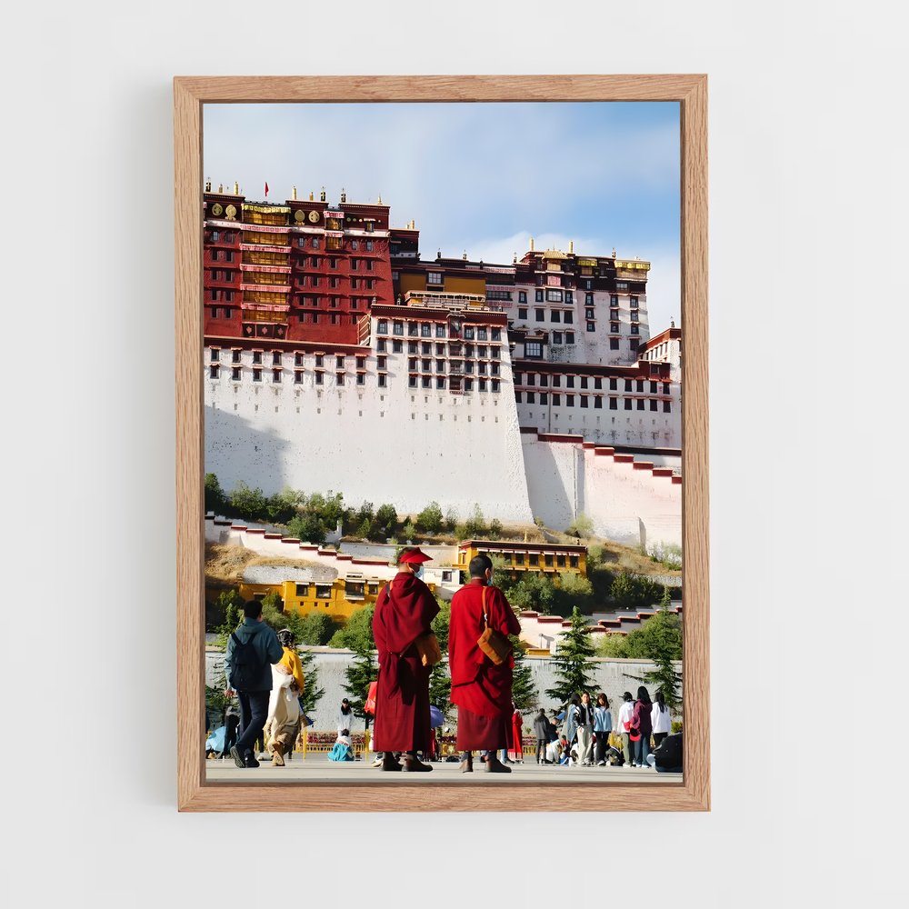 ap-potala palace-3 cadre Bois clair