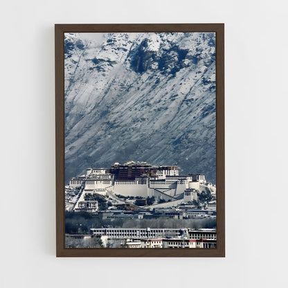 ap-potala palace-7 cadre Bois foncé