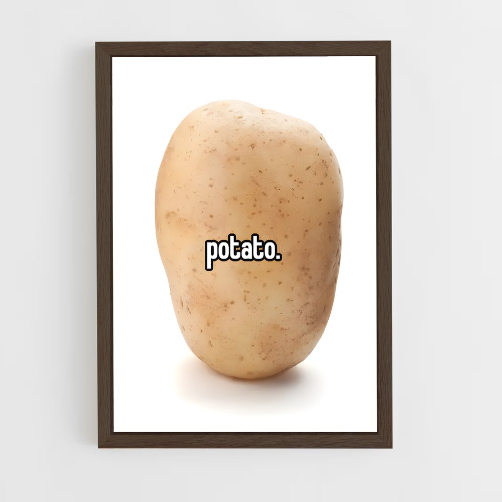 ap-potato-1 cadre Bois foncé