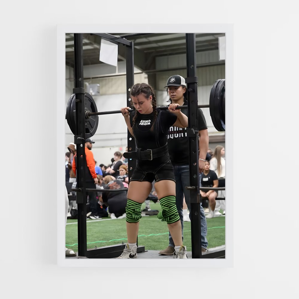 ap-powerlifting-2 cadre Blanc