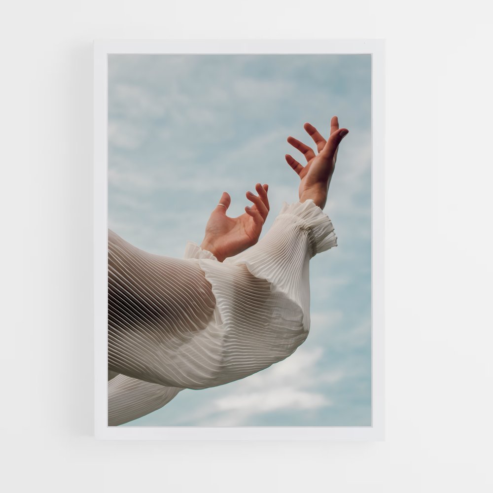 ap-prayer hands-5 cadre Blanc