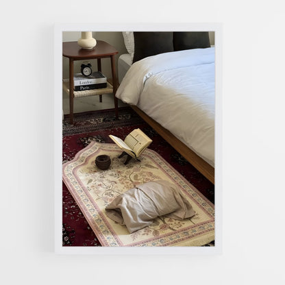 ap-prayer mat-13 cadre Blanc